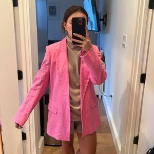 Pink blazer